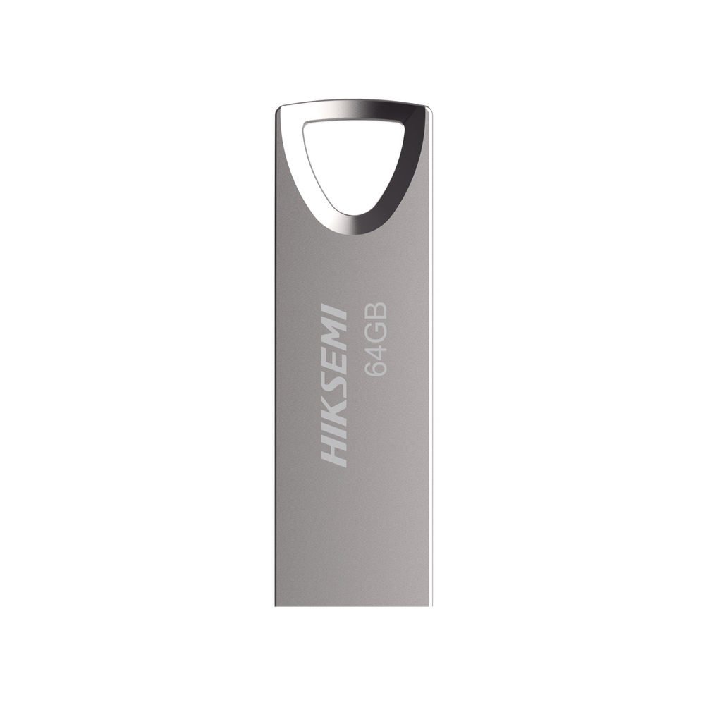 Memoria USB Hiksemi M200, 64GB, USB 2.0, Lectura 80MB/s, Escritura 25MB/s, Gris