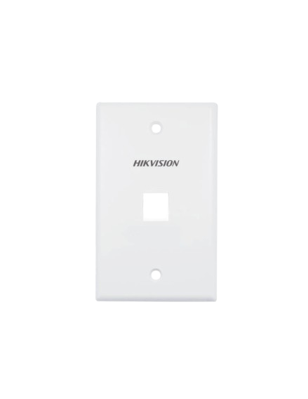 Hikvision Placa para Pared DS-1FPA1-A, 1 Puerto, 20 Piezas, Blanco