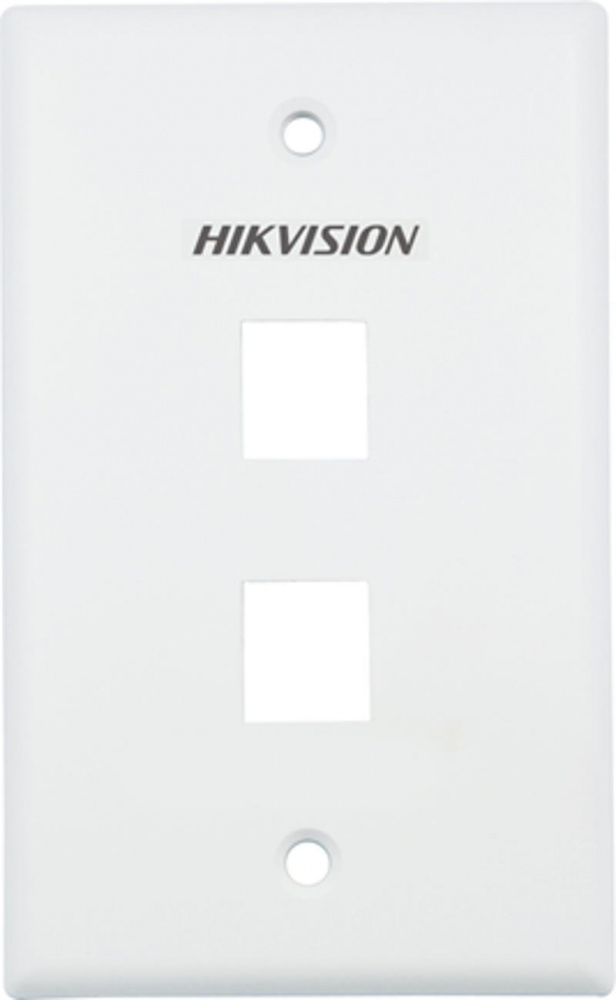 Hikvision Placa para Pared DS-1FPA2-A, 2 Puertos, 20 Piezas, Blanco