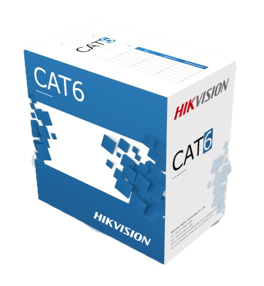 Hikvision Bobina de Cable Ethernet Cat6, UTP, 305 Metros