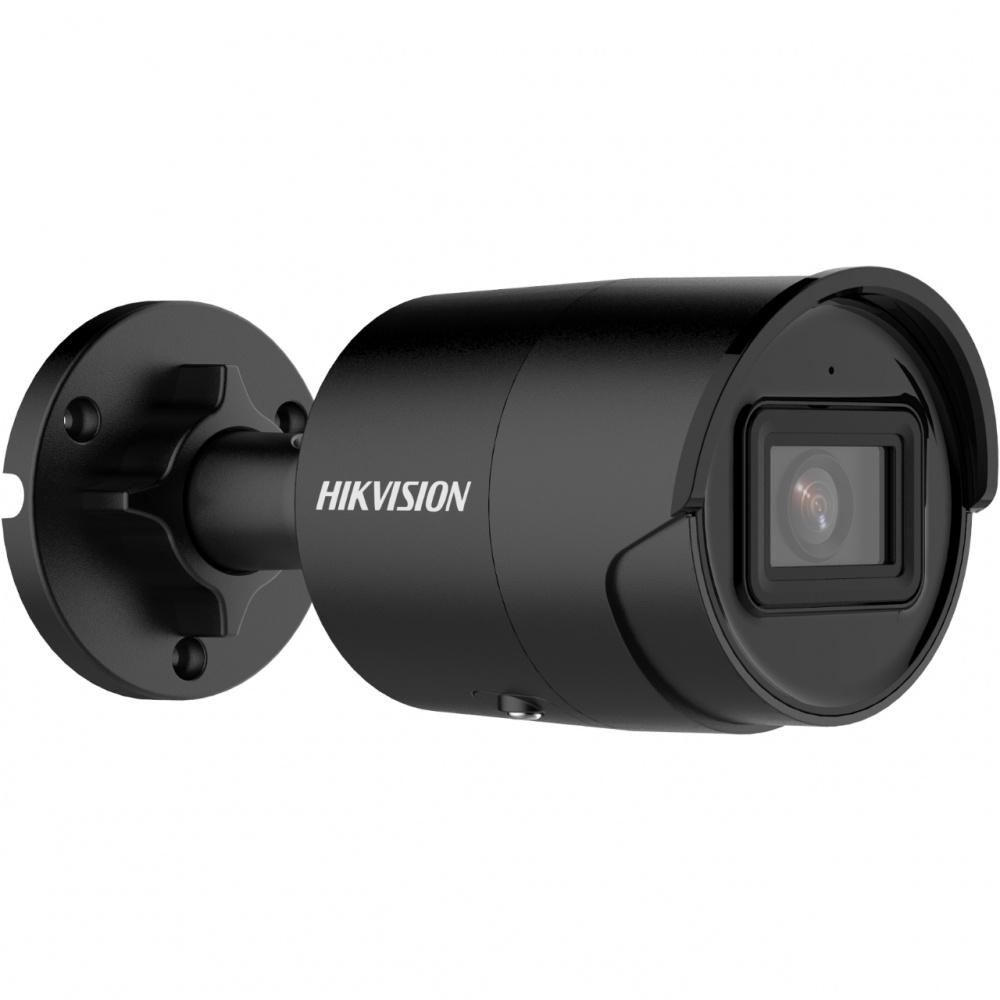 Hikvision Cámara de Seguridad IP Bullet IR para Exteriores DS-2CD2043G2-IU(2.8MM)(BLACK), Alámbrico, 2680 x 1520 Pixeles, Día/Noche 