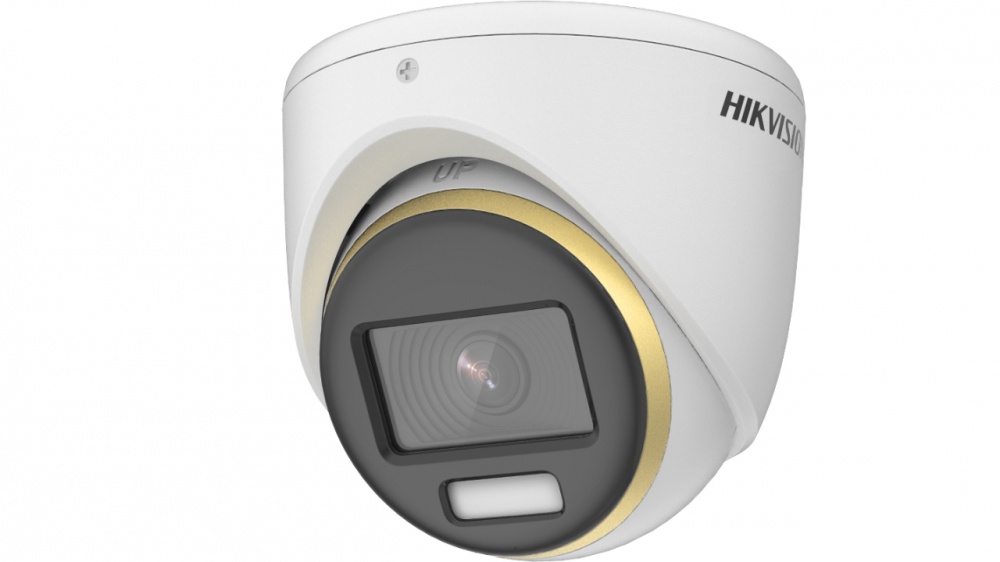 Hikvision Cámara CCTV Domo TurboHD para Interiores/Exteriores ColorVu DS-2CE70DF3T-MF, Alámbrico, 1920 x 1080 Pixeles, Día/Noche