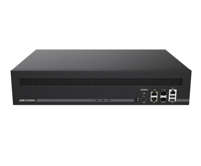 Hikvision Servidor de Video DS-6916UDI(C), 256 Canales, 4K Ultra HD 3840 x 2160, 2 x RJ-45, 1 x RS-232, 2 x HDMI