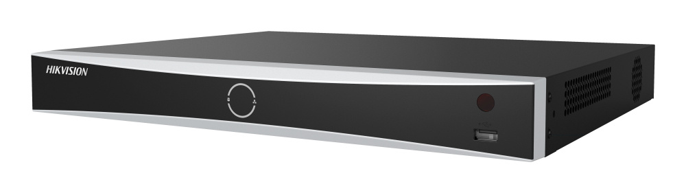 Hikvision NVR de 16 Canales DS-7616NXI-I2/16P/VPRO para 2 Discos Duros, máx. 20TB, 1 x USB 2.0, 17 x RJ-45