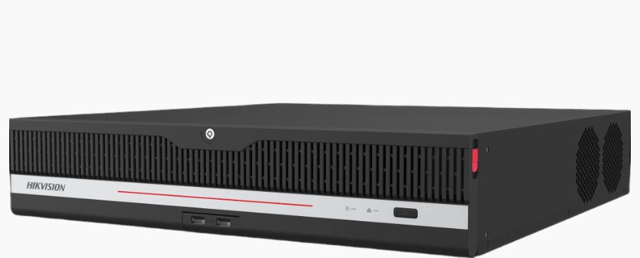 Hikvision NVR de 64 Canales DS-9664NXI-S8R para 8 Discos Duros, máx. 20TB, 2 x USB 2.0, 4 x RJ-45