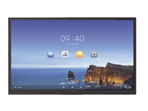 Hikvision DS-D5B65RB/EL Pantalla Interactiva 65", 3840x2160 4K Ultra HD, WiFi