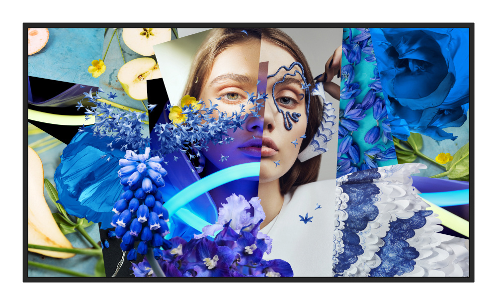 Hikvision DS-D6043UN-DP Pantalla Comercial LED 43", 4K Ultra HD, Negro