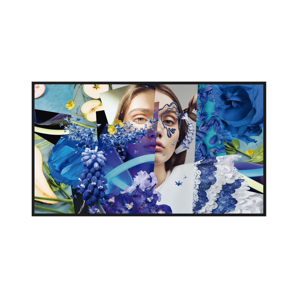 Hikvision DS-D6050UH-DP Pantalla Comercial LED 50", 4K Ultra HD, Negro