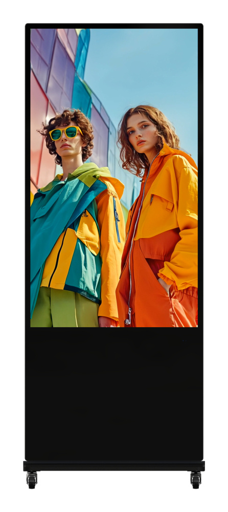 Hikvision DS-D6055UT-D/S Pantalla Comercial LED Táctil 55", 4K Ultra HD, Negro