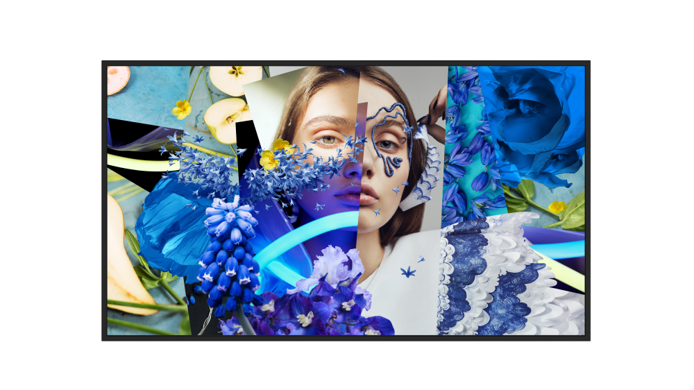 Hikvision DS-D6065UN-DP Pantalla Comercial LED 65", 4K Ultra HD, Negro