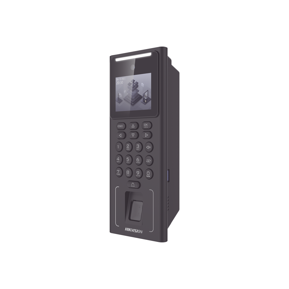 Hikvision Control de Acceso y Asistencia Biométrico DS-K1T321EFWX-B/S, 3.000 Huellas, 3.000 Tarjetas, 500 Rostros, USB 2.0