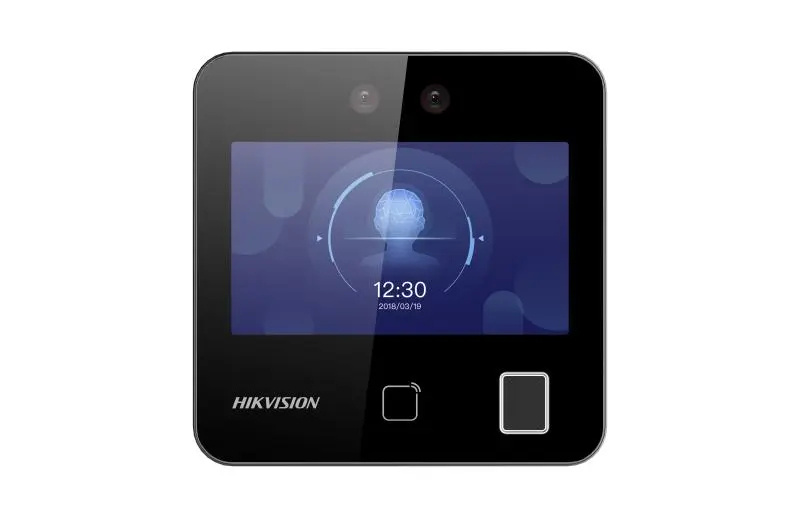 Hikvision Control de Acceso y Asistencia Biométrico DS-K1T343EFWX-B, 3.000 Huellas, 3.000 Tarjetas, 1.500 Rostros, RJ-45 