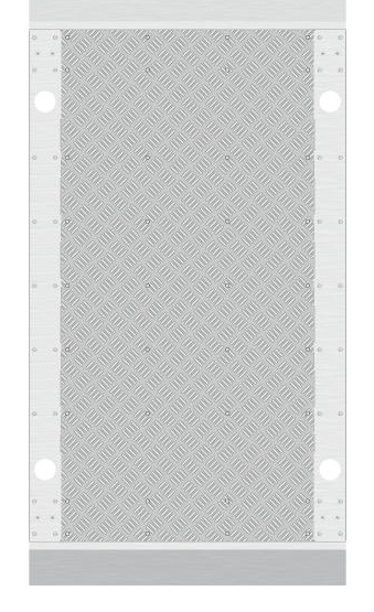 Hikvision Base Adicional para Torniquete, para Serie DSK3B961- Requiere DS-K3B961TX-BASE900-S