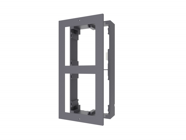 Hikvision Kit de Montaje para Frente de Calle DS-KD-ACW2, 2 Módulos, Gris