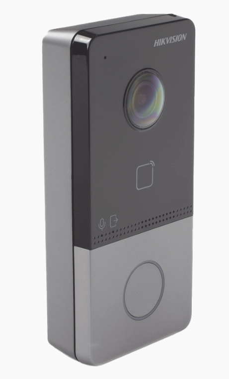 Hikvision Videoportero/Interfon DS-KV6113-PE1(C)/K, Altavoz, Alámbrico, Gris