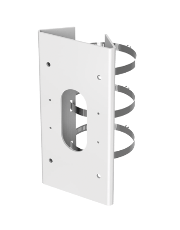 Hikvision Montaje de Pared/Poste para Cámara Domo, hasta 1kg, Blanco