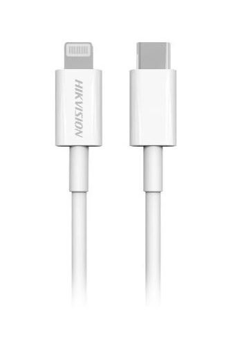Hikvision Cable USB-C Macho - Lightning Macho, 1 Metro, Blanco