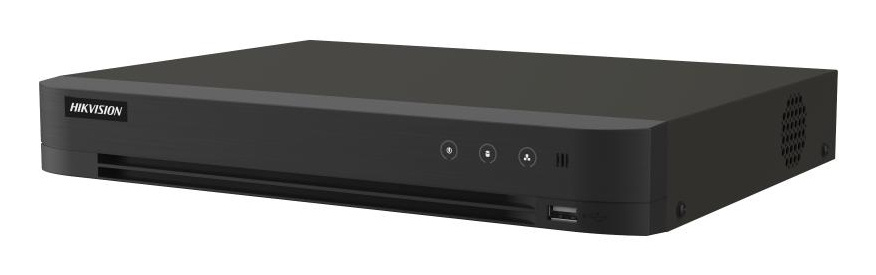Hikvision DVR 16 Canales IDS-7216HQHI-M1/XT para 1 Discos Duros, máx. 10TB, 1 x USB 2.0, 1 x RJ-45