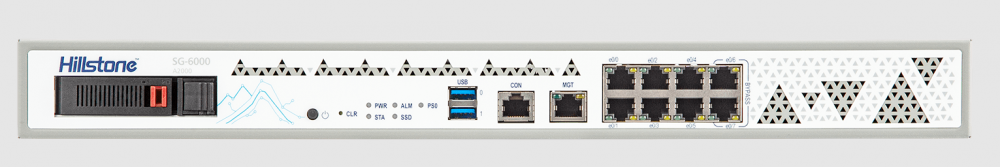Firewall Hillstone Networks SG-6000-A2600-AD-IN, Alámbrico, 8 x RJ-45, 5000 Mbit/s
