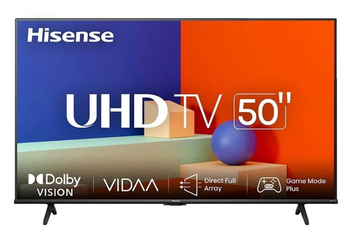Hisense Smart TV LED 50A6NV 50", 4K Ultra HD, Negro