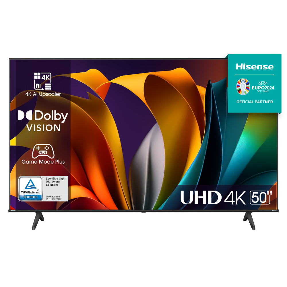 Hisense Smart TV LED 50A6N 50", 4K Ultra HD, Negro