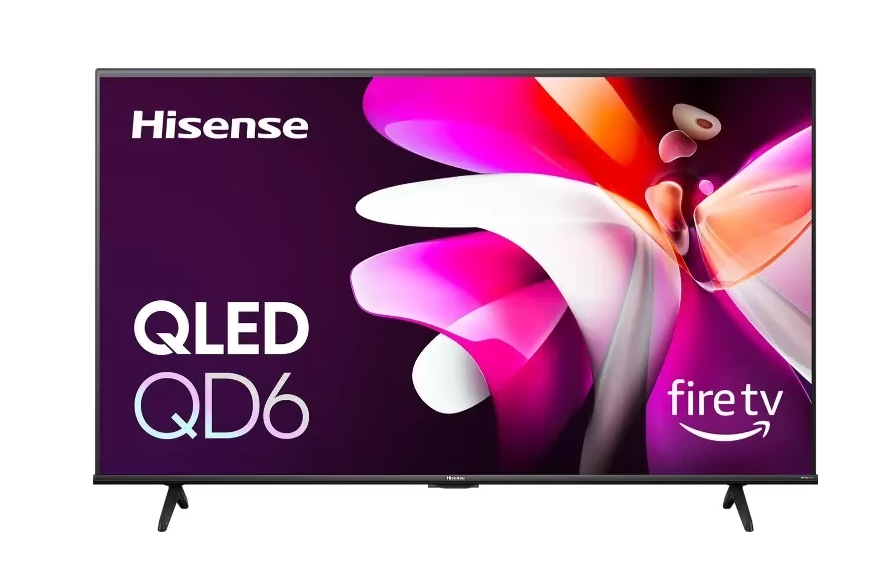 Hisense Smart TV QLED QD6 55", 4K Ultra HD, Negro