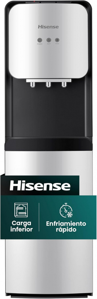 Hisense Dispensador de Agua H04WDBS3S3, 19 Litros, Negro/Gris