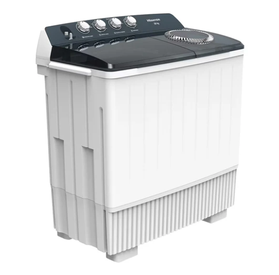 Hisense Lavasecadora de Carga Superior WSA2601PX, 26kg Lavado / 12kg Secado, Blanco