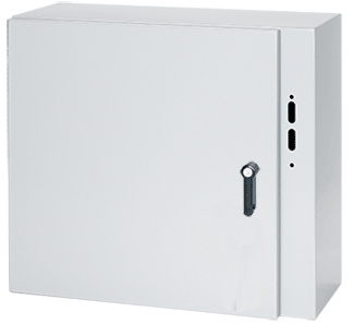 Hoffman Gabinete para Montaje en Pared, 245 x 282mm, Acero Inoxidable, Gris Claro