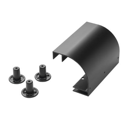 Hoffman Accesorio de Bajada de Cable LSRDBLK, para Instalación en Escalerilla, Aluminio