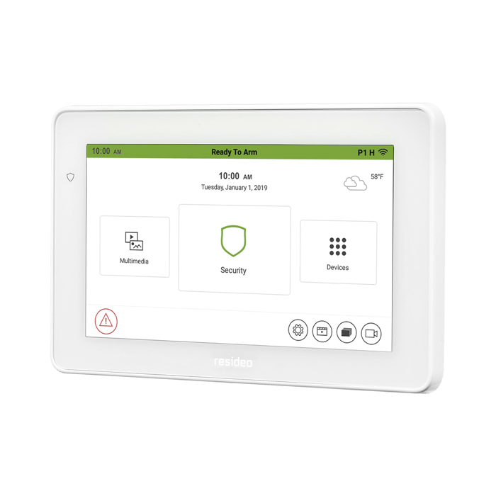 Honeywell Panel de Control TUXEDOW, 7", Inalámbrico, Wi-Fi