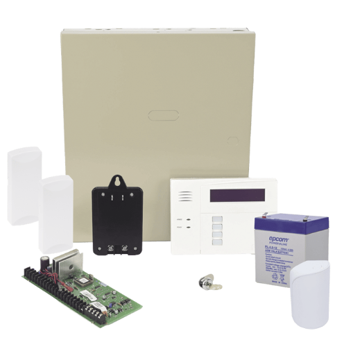 Honeywell Kit Sistema de Alarma VISTA48RFSFIRE, Inalámbrico, 8 Zonas de Alarma, 1 Sensor de Movimiento, 2 Sensores Puerta/Ventana, con Panel de Control