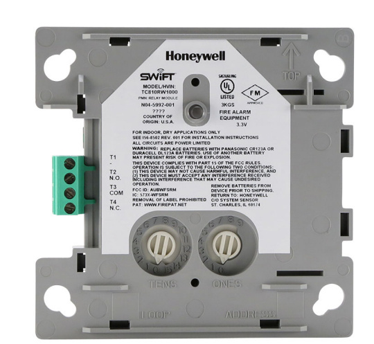 Honeywell Módulo de 1 Revelador WIDP-RELAY, 2A, 25 - 125V, Gris