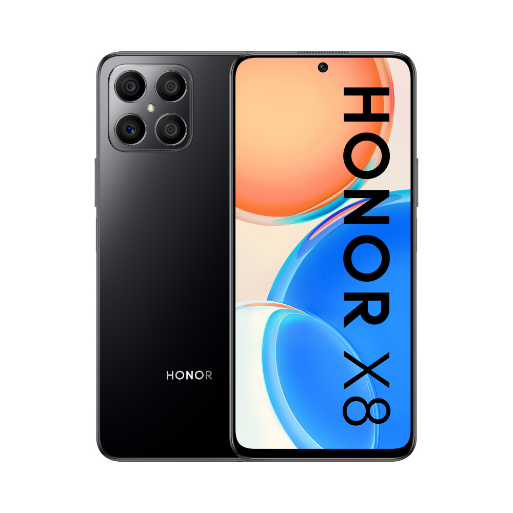 Honor X8 6.7" Dual SIM, 128GB, 6GB RAM, Negro 