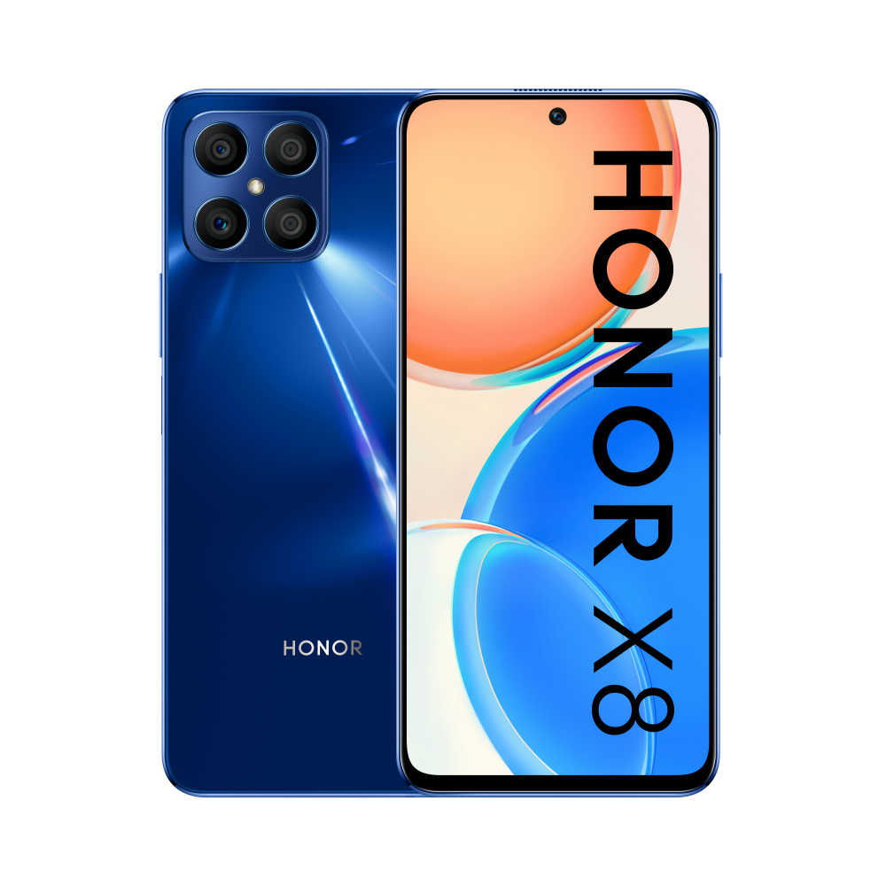 Honor X8 6.7" Dual Sim, 128GB, 6GB RAM, Azul