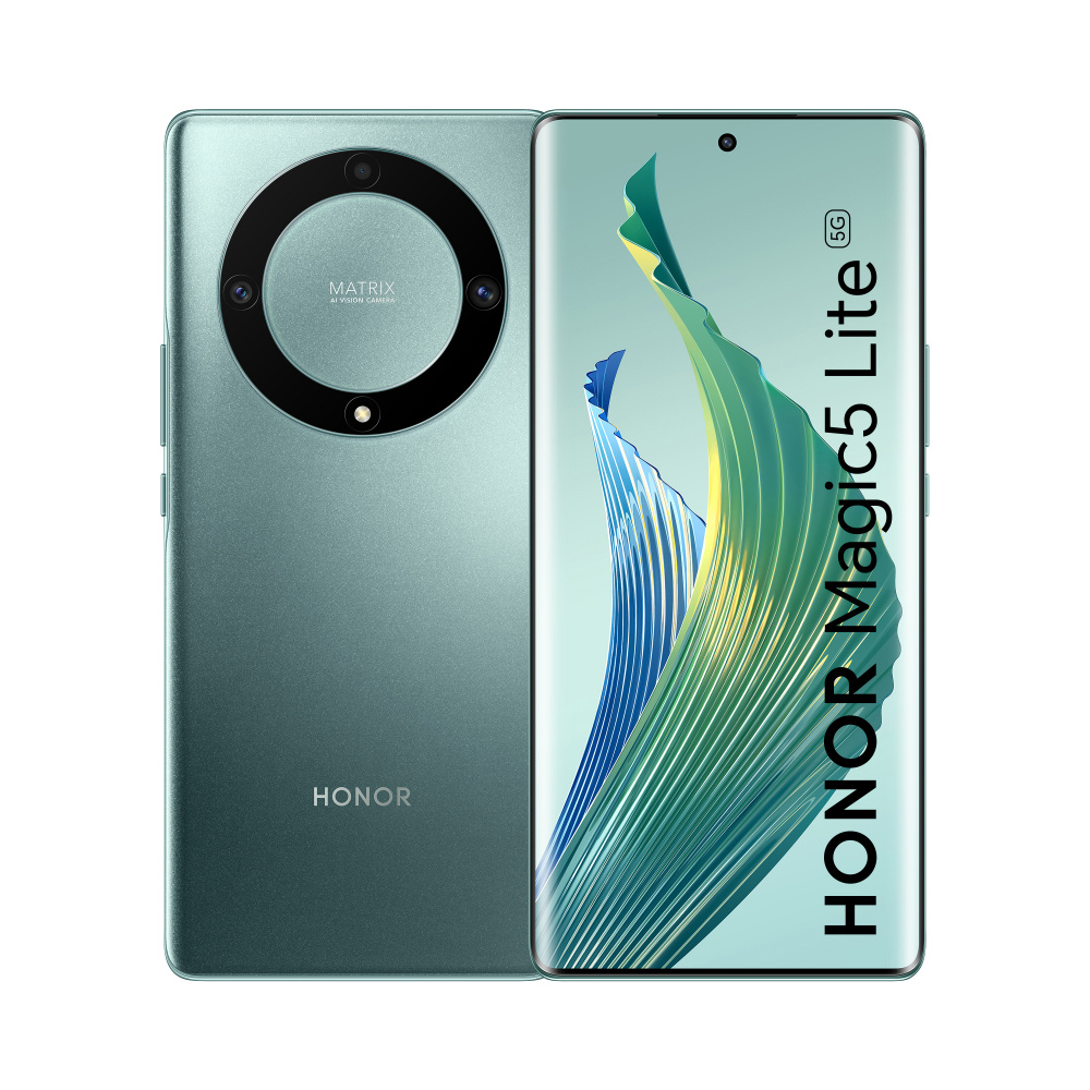 Honor Magic5 Lite 6.67" Dual SIM, 128GB, 6GB RAM, Verde Esmeralda