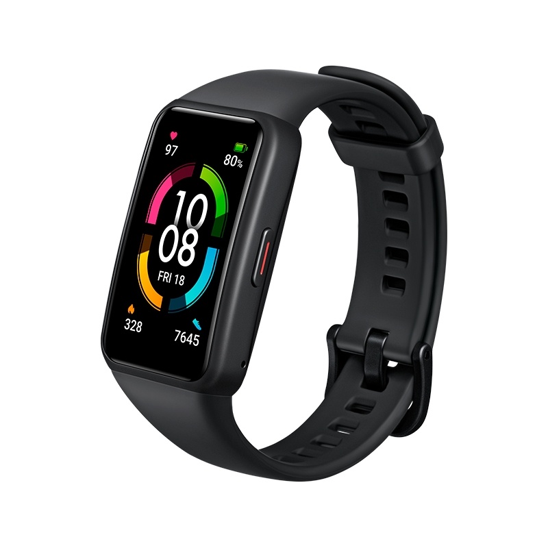 Honor Smartwatch Band 6, Touch, Bluetooth 5.0, Android/iOS, Negro - Resistente al Agua