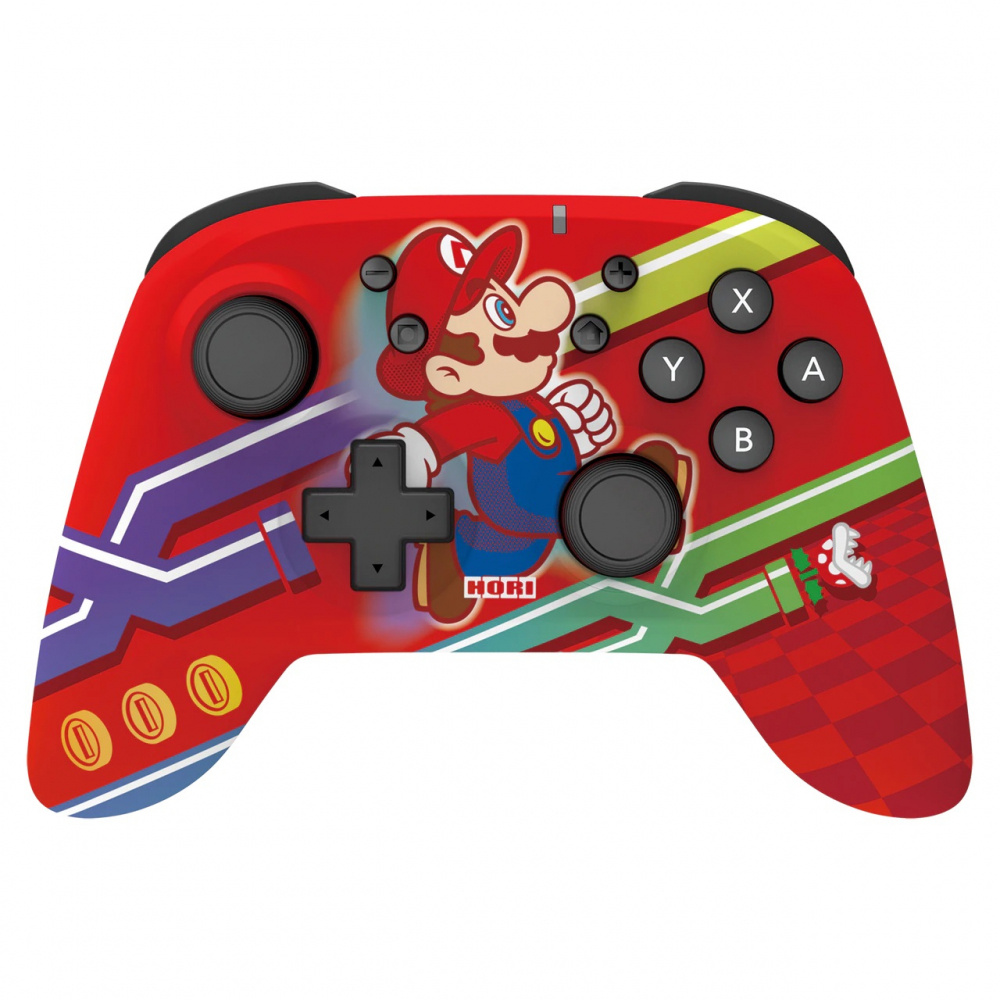 Hori Wireless HoriPad Mario, Inalámbrico, Rojo, para Nintendo Switch