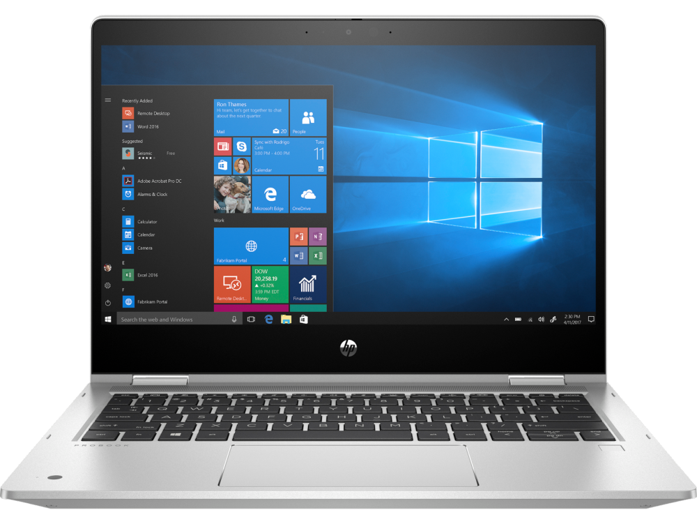HP 2 en 1 Probook X360 435 G7 13.3" HD, AMD Ryzen 5 4500U 2.30GHz, 8GB, 256GB SSD, Windows 10 Pro 64-bit, Plata