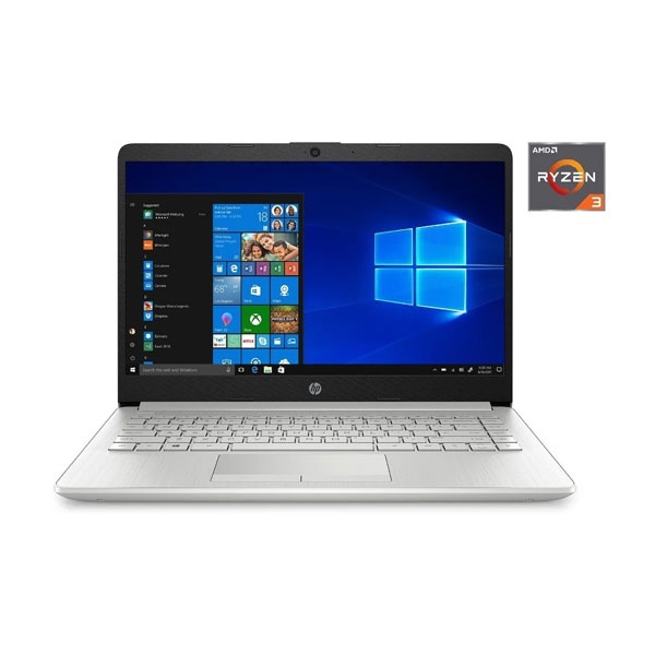 Laptop HP 14-DK1022WN 14" HD, AMD Ryzen 3 3250U 2.60GHz, 4GB, 128GB SSD, Windows 10 Home S 64-bit, Inglés, Plata