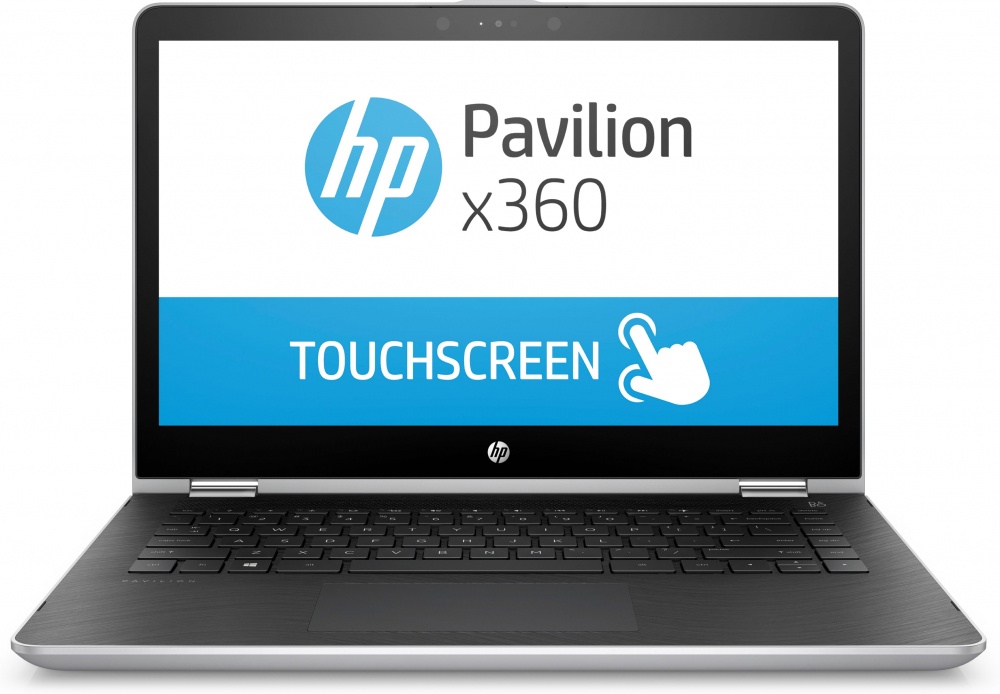 HP 2 en 1 Pavilion x360 14-ba001la 14'' HD, Intel Core i3-7100U 2.40GHz, 4GB, 500GB, Windows 10 Home 64-bit, Plata