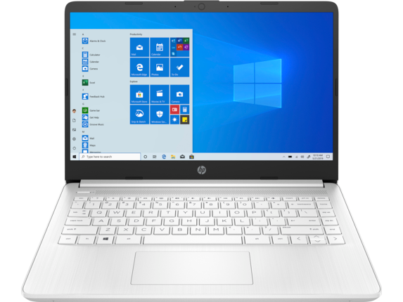 Laptop HP 14-dq0002dx 14" HD, Intel Celeron-N4020 1.10GHz, 4GB, 64GB eMMC, Windows 10 Home S, Blanco