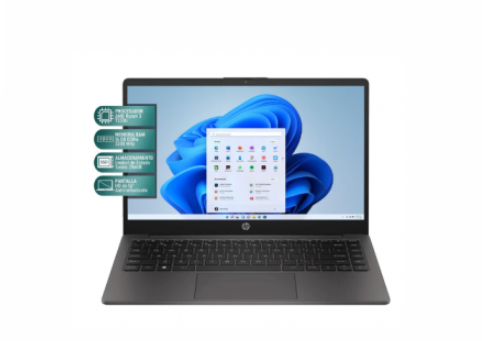 Laptop HP 245 G10, 14" 1366x768 HD, AMD Ryzen 3 7330U, 16GB, 256GB SSD, Windows 11 Home, Español