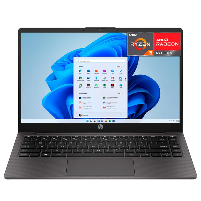 Laptop HP 245 G10, 14" 1366x768 HD, AMD Ryzen 3 7330U, 32GB, 1TB SSD, Windows 11 Prueba, Español