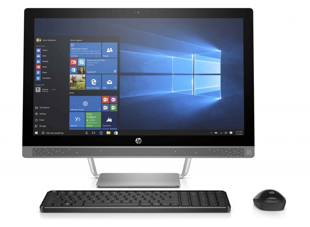 HP ProOne 440 G3 All-in-One 23.8", Intel Core i3-6100T 3.20GHz, 4GB, 1TB, Windows 10 Pro 64-bit, Plata/Negro