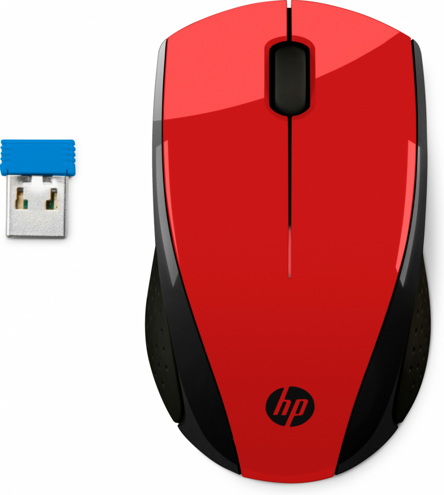 Mouse HP Óptico X3000, Inalámbrico, USB, 1600DPI, Rojo/Negro