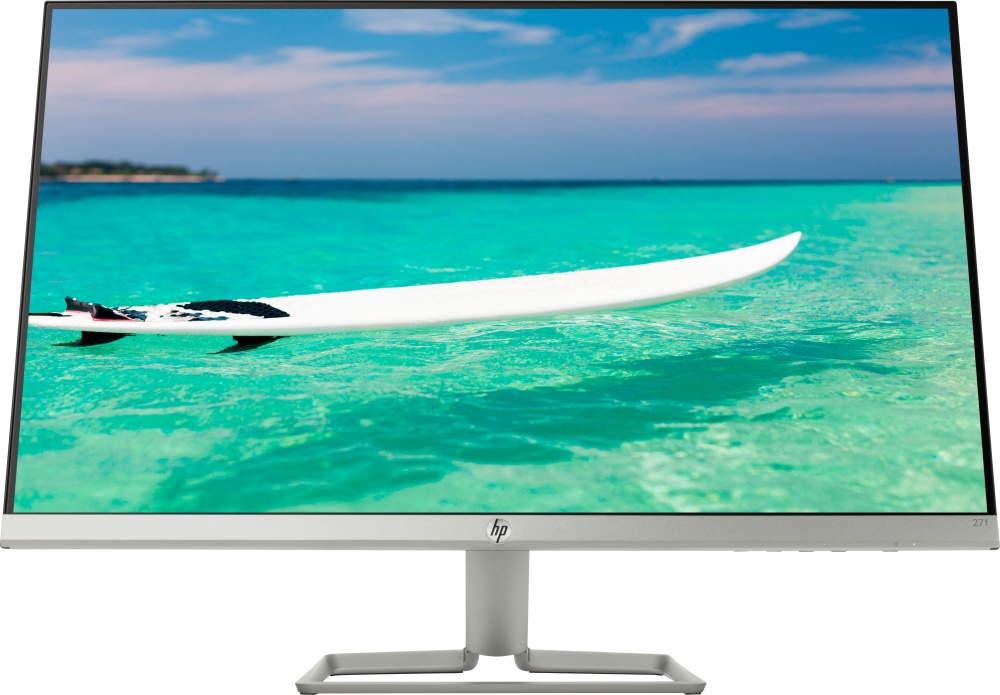 Monitor HP 27f LED 27", Full HD, HDMI, Plata