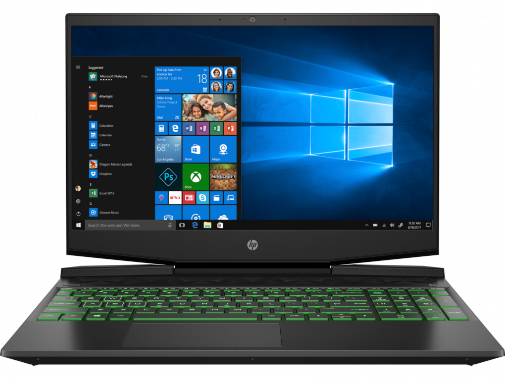 Laptop Gamer HP Pavilon Gaming 15.6" Full HD, Intel Core i5-10300H 2.50GHz, 8GB, 256GB SSD, NVIDIA GeForce GTX 1650, Windows 10 Home 64-bit, Inglés, Negro/Verde