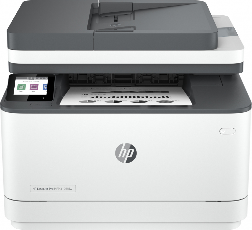 Multifuncional HP LaserJet Pro  3103fdw, Blanco y Negro, Láser, Inalámbrico, Print/Scan/Copy/Fax 