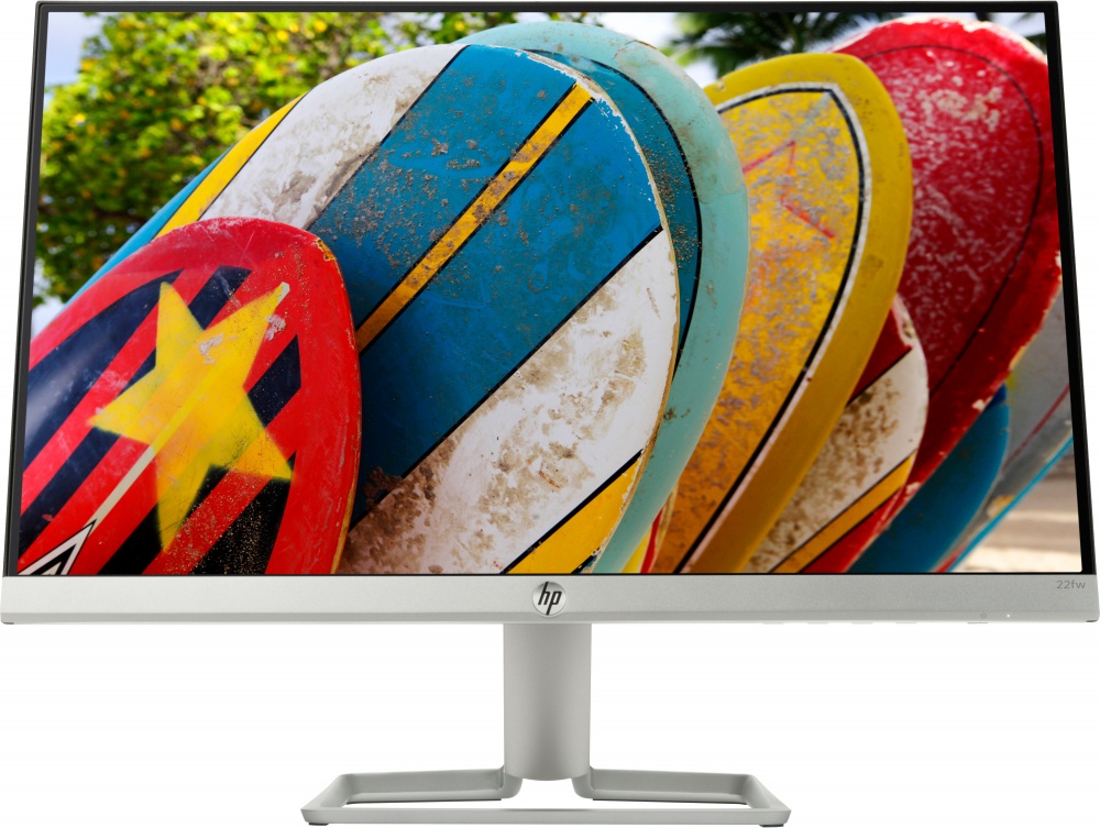Monitor HP 22fw LED 21.5", Full HD, FreeSync, HDMI, Plata